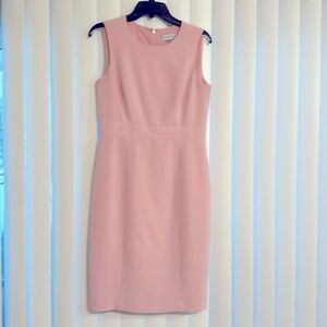 Classic pink dress. MIDI
